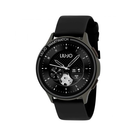SWLJ073 Smartwatch Voice Man Black con cinturino in silicone nero black