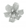 Anello argento GIGLIO con zirconi 2362