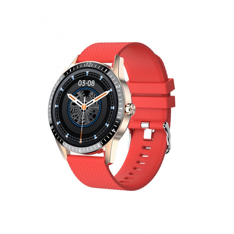 SW020C Smartwatch Red case round Smarty 2.0