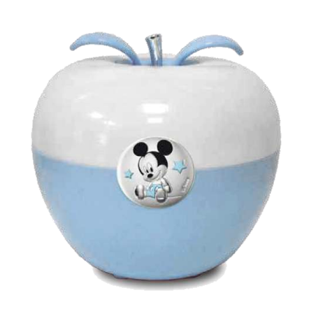 Luce di compagnia per bimbo Mickey Mouse sagoma mela D326
